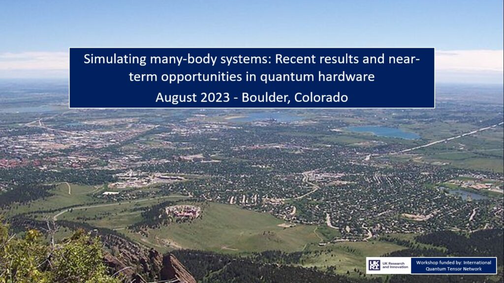 View over Boulder Colorado from Beaver Peak mountain.